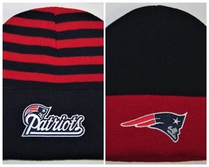 New England Patriots Strickmütze ~ Beanie ~ klassischer NFL Patch/Logo ~ heiß ~ neu - Bild 1 von 3