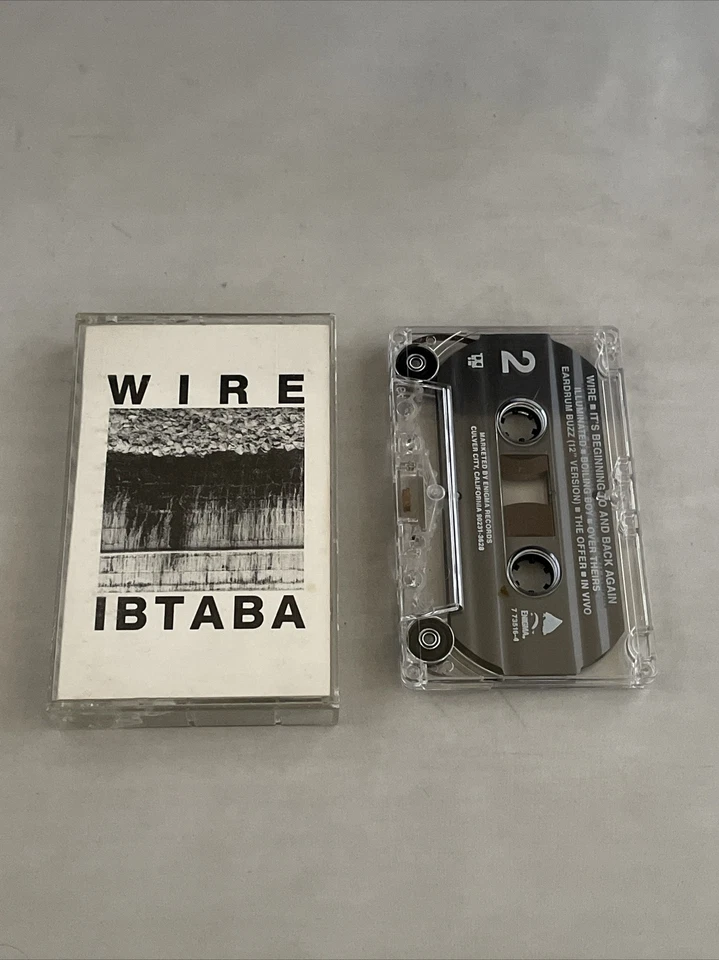 1989 Wire It's Beginning To And Back Again IBTABA Cassette Mute Enigma - Image 1 of 1