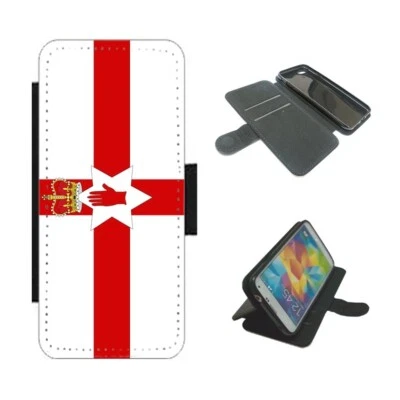 Northern Ireland Phone Case wallet For iPhone / Samsung flip Cover flag design - Image 1 of 3
