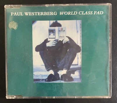 Paul Westerberg "World Class Fad" CD Single (1993 Sire) PLAYS GREAT! Four songs - Image 1 of 3