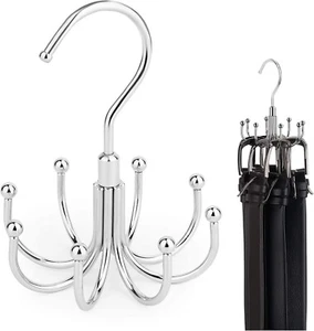 Belt Hanger, Rotatable Belt Rack Closet Accessories Organizer,Maximum 24 Storage - Picture 1 of 6