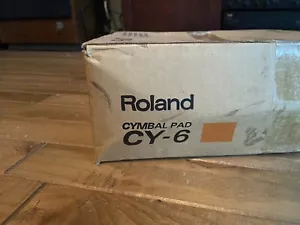 Roland V-Drums CY-6 Electronic Cymbal Pad Crash/Ride New - Picture 1 of 4