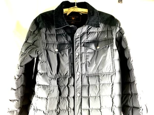 CAMISA NEGRA CON RELLENO DE PLUMÓN OBERMEYER PARA HOMBRE TALLA M 75% PLUMÓN DE PATO 25% PLUMAS CONCHA DE POLIE - Imagen 1 de 24