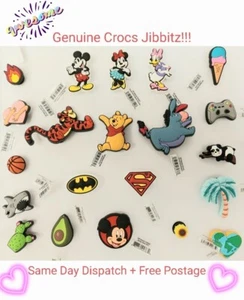 Crocs Original & Genuine Jibbitz Shoe Charms Summer Disney Marvel Fun Cute Sport - Picture 1 of 96