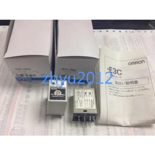 New One Omron E3C-GE4 Photoelectric Switch E3CGE4 Free Shipping - Image 1 of 1