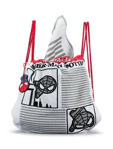 Spider-Man Beach Towel Cinch Bag w/Clip - Loot Crate - Picture 1 of 1