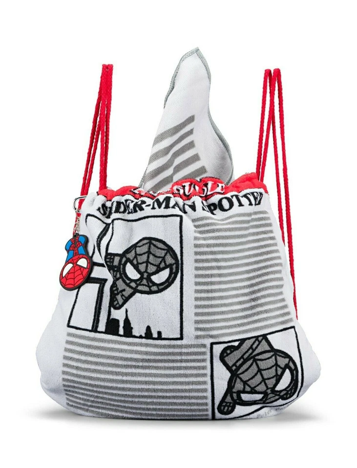 Spider-Man Beach Towel Cinch Bag w/Clip - Loot Crate - Image 1 of 1