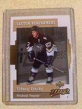 2006-07 Upper Deck MVP Clutch Performers Sidney Crosby #CP22