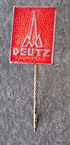 Vintage DEUTZ (Magirus) Trucks Enamel Brass Stick Pin 1/2" Wide 5/8" Tall - Bild 1 von 2