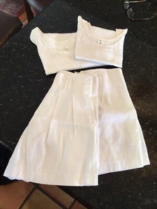 VTG Andrea Duca linen shorts and Top set International size 44 (see Description - Picture 1 of 12
