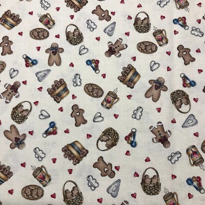 Tela navideña Dianna Marcum Grandma’s Gingerbread Cookies Retirada por POR Y Foto 1 de 4