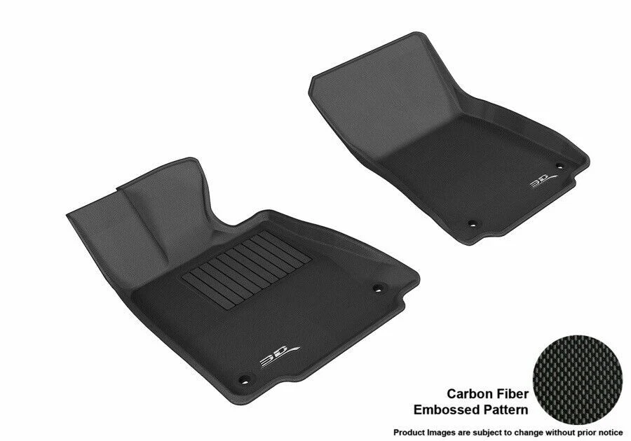 Forros de piso 3D MAXpider negro primera fila 2 piezas para Lexus IS200t Foto 1 de 4