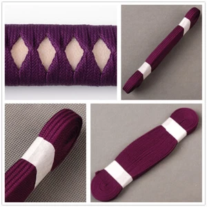 Noble Purple Synthetic Silk Ito Sageo Cord For Japanese Katana Wakizashi Sword - Picture 1 of 6