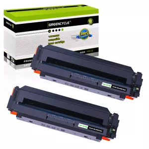 2PK BK Toner Cartridge Fits for HP CF410X Color LaserJet Pro M452 M452dn M452nw - Picture 1 of 12
