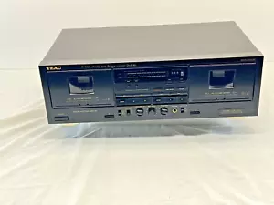 TEAC W-520R Dual Auto Reverse Cassette Deck Dolby HX Pro Tested & Working - Picture 1 of 10
