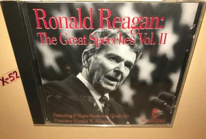 Ronald Reagan CD US President 9 Great Speeches star wars libya contras farewell - Picture 1 of 3