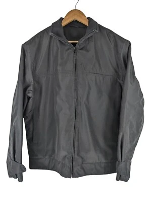 Burton Black Casual Zip Up Jacket, Biker Coat, Wool Blend Lining Size S - Image 1 of 4