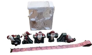 OPEN BOX Vintage CMI/Henton Santa Claus Christmas Letter Blocks Spelling Santa - Picture 1 of 8