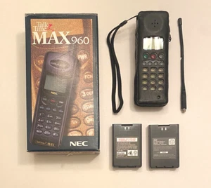NEC TALK TIME MAX 960 Original Cellphone In Box Vintage 1990s - Zdjęcie 1 z 6