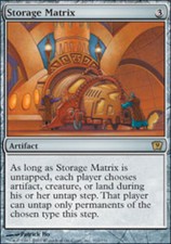 1x Storage Matrix LP, English MTG 9th Edition