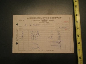 1921 Anderson Motor Company Ford Agent Faribault Minnesota MN Briefkopf 14 - Bild 1 von 2