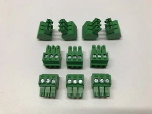 Phoenix Connector Phoenix Contact PCB Terminal Block 3 Pin 3.81mm Set of 10 pcs - Picture 1 of 3