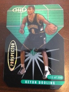 2000 SAGE HIT Prospector Emerald Cut #P5 Keyon Dooling /300