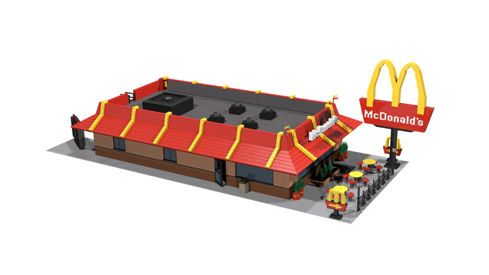 compatible with Custom  McDonald's City Restaurant Instruction（instruction only) - Image 1 of 2