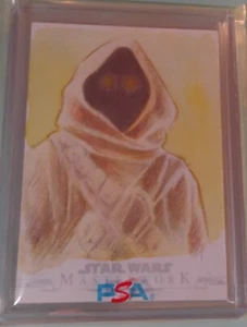 Topps Star Wars Masterwork Jawa Sketch Card 1/1 Patricio Carrasco - Picture 1 of 2
