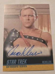 Autogrammkarte Star Trek: TOS Remastered Max Kleven as Achilles A247 2011 - Bild 1 von 2