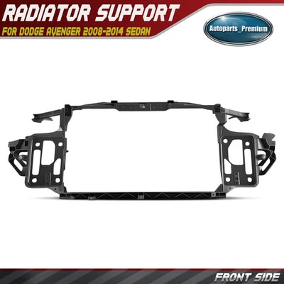 Front Radiator Support Assembly for Dodge Avenger 2008-2014 Sedan Steel+PP+GF - Image 1 of 4