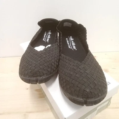 NIB Black Coldwater Creek Walk With Me Womens Loafers Size 11M - Image 1 of 4