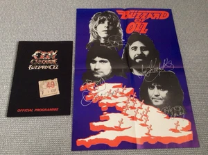 OZZY OSBOURNE Blizzard of Ozz 1980 UK Tour Programme & Poster & Ticket Sabbath - Picture 1 of 17