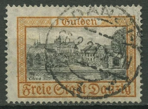 Danzig 1925 Freimarke Schloss und Kloster Olivia 212 a gestempelt - Bild 1 von 1