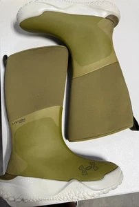 Under Armour UA Mud Freak Size 10.5 Forest Green Waterproof Boots 6000821-310 - Picture 1 of 5