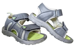 Gerber Baby Boy Sandals Size 5 Adjustable Summer Baby Toddler Sandals Gray 0051 - Picture 1 of 7