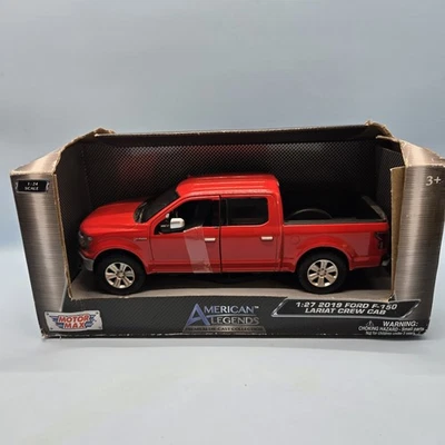 FORD F-150 LARIAT CREW CAB TRUCK • Motor Max Die Cast Toy Truck 1:27 Scale NEW - Image 1 of 4