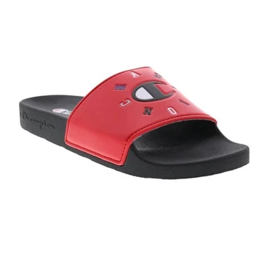 ¡NUEVO EN CAJA! Sandalias Champion Boys IPO Circular Logo Slide - Juvenil Talla 4 Foto 1 de 4