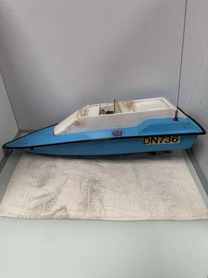 SHG Marine model Speedboat with ENYA 15 IV engine adapted radio control Vintage - Image 1 of 4