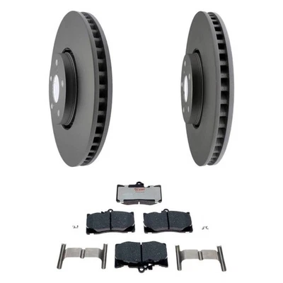 For Lexus IS350 06-20 Raybestos Element3 Plain Front Brake Kit w Hybrid Pads - Imagem 1 de 4
