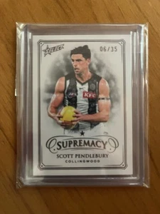 2024 AFL Select Supremacy- Black Pearl- Scott Pendlebury 06/35- Collingwood *LOW - Picture 1 of 1