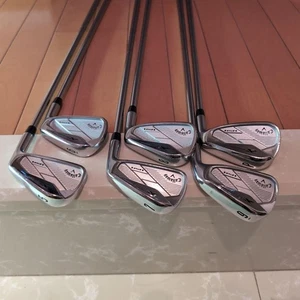 Callaway Iron Set X Forged star 2019 FLEX-S 6pcs 5.6.7.8.9.P used - Picture 1 of 8
