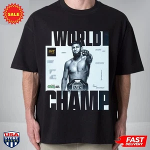 UFC 319 Khamzat Chimaev The Lone Wolf Champion World Middleweight 2025 T-Shirt - Picture 1 of 7