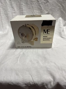 MINI WHISKEY BARREL KEG 27 fl oz ALCOHOL DISPENSER By MODERN EXPRESSION - Picture 1 of 5
