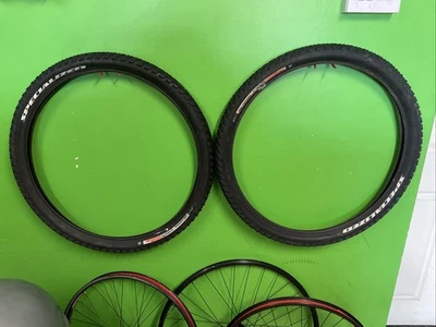 2x SPECIALIZED THE CAPTAIN 26" x 2.0 TYRES (PART WORN) RETRO,XC,MTB s/461 - Image 1 of 4