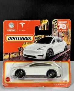 Matchbox Tesla Modelo Y Blanco #89 2022 Nuevo Coche Diecast Sin Abrir - Imagen 1 de 2