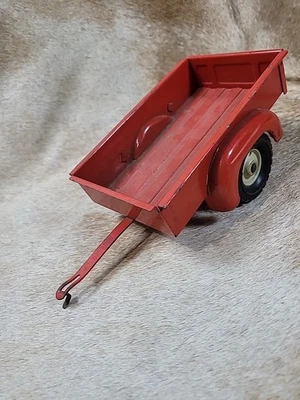 Vintage Colecionável Mancave Red Tru Scale 1960s Pickup Box Brinquedo Feito Nos EUA - Imagem 1 de 4