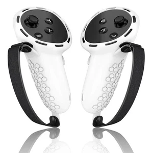 Ergonomic Grips for Meta For Quest 3 and For Quest 3S Controllers 2PCS - Picture 1 of 21