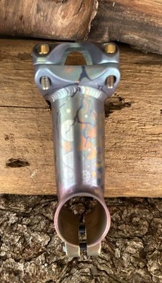 Titanium Stem: Road/ MTBike 90mm X 31.8~Custom Art By Ti.Casso Anodizing~NEW !! - Image 1 of 4
