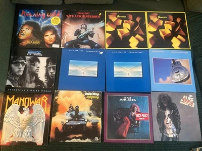 122 x Vinyl Schallplatten 12" Sammlung Metal Hard Rock RocknRoll ACDC Helloween - Bild 1 von 4